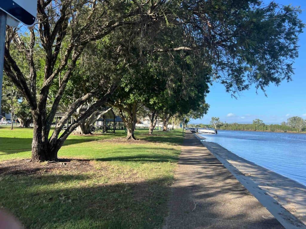 Santa Barbara Riverside Walking Track at Charles Holm Park